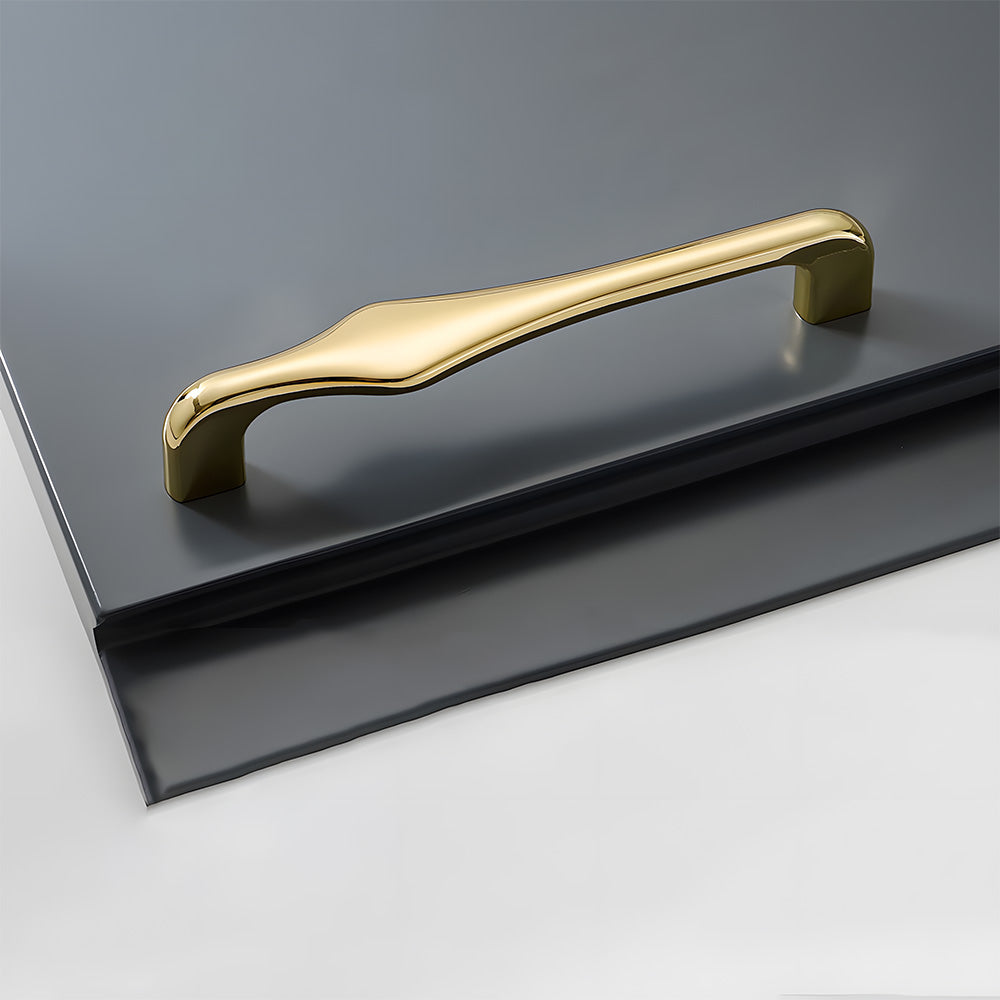 Modern Asymmetric Cupboard Handles & Triangle Knobs