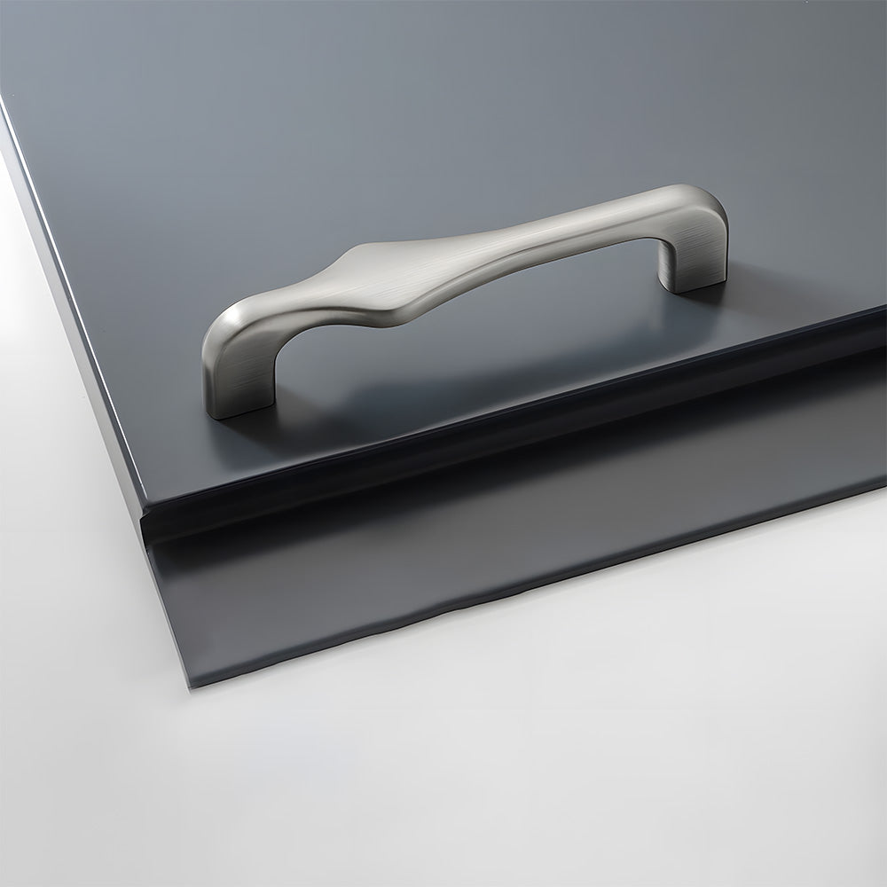 Modern Asymmetric Cupboard Handles & Triangle Knobs