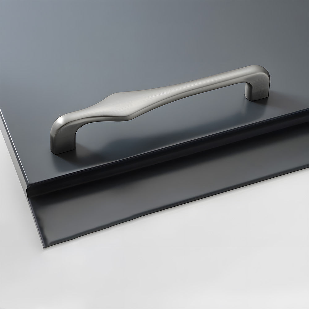 Modern Asymmetric Cupboard Handles & Triangle Knobs