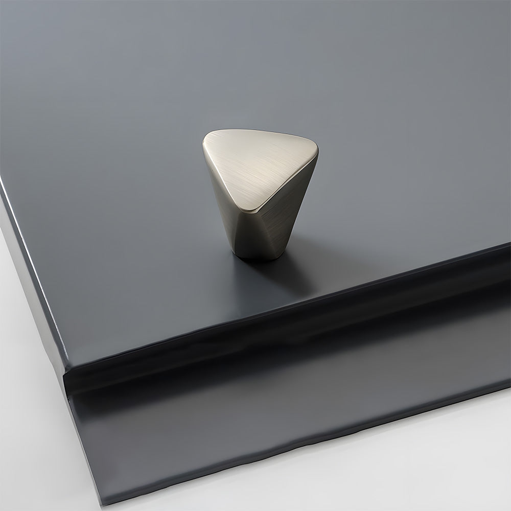 Modern Asymmetric Cupboard Handles & Triangle Knobs