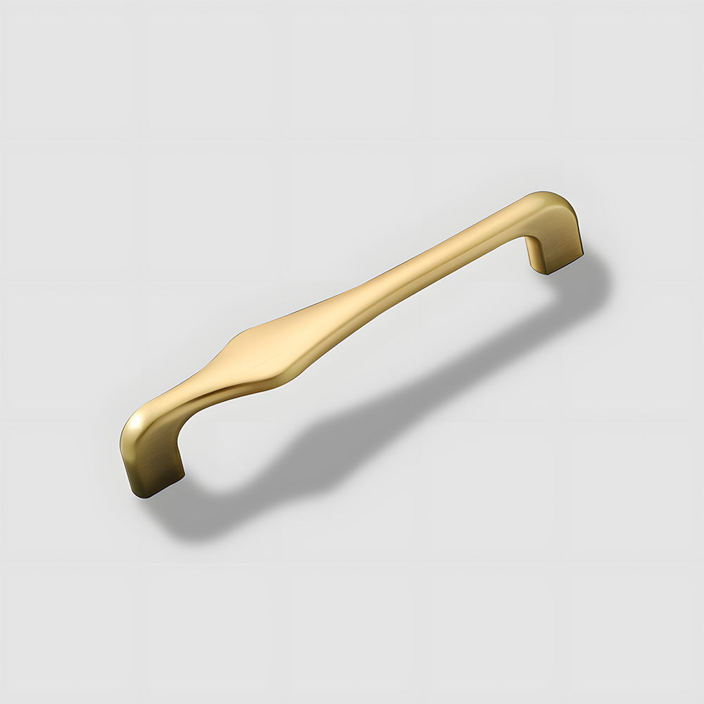 Modern Asymmetric Cupboard Handles & Triangle Knobs