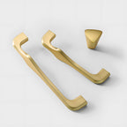 Modern Asymmetric Cupboard Handles & Triangle Knobs