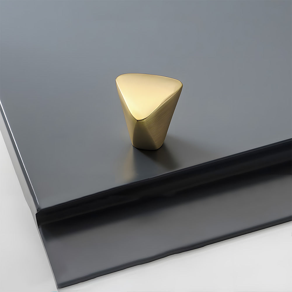 Modern Asymmetric Cupboard Handles & Triangle Knobs