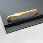 Modern Asymmetric Cupboard Handles & Triangle Knobs