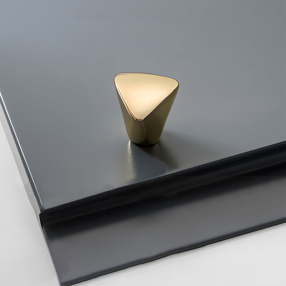 Modern Asymmetric Cupboard Handles & Triangle Knobs
