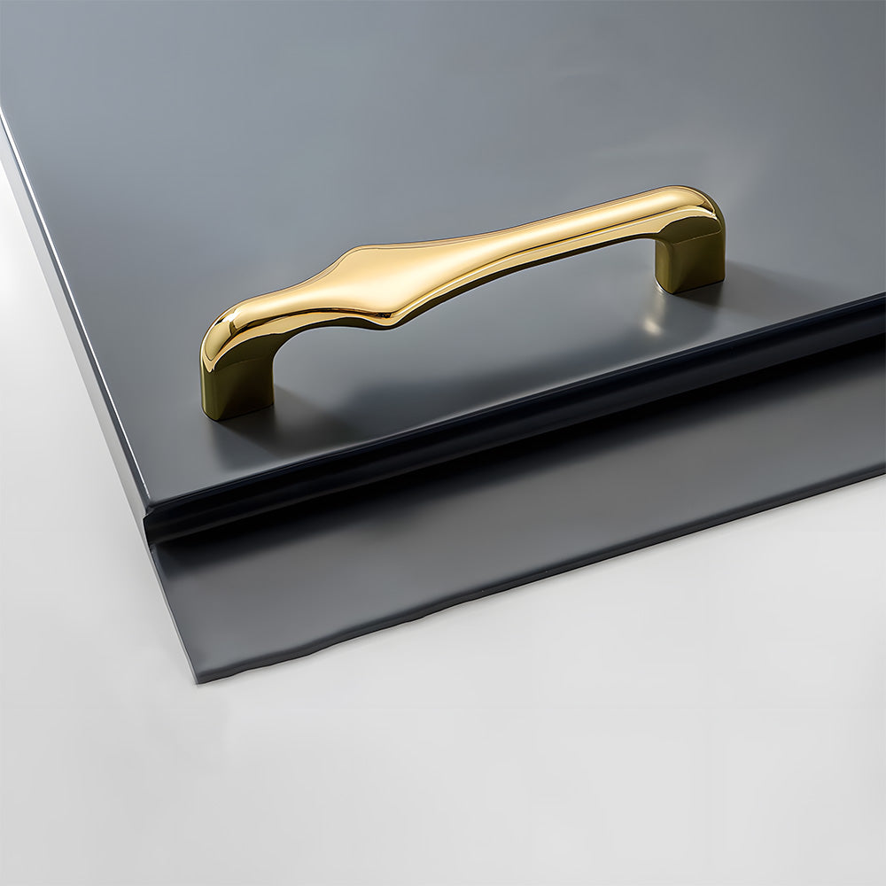 Modern Asymmetric Cupboard Handles & Triangle Knobs