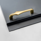 Modern Asymmetric Cupboard Handles & Triangle Knobs