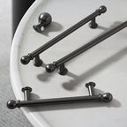 Modern Ball-End T-Bar Cupboard Handles & Knobs