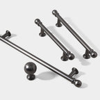 Modern Ball-End T-Bar Cupboard Handles & Knobs