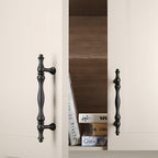 Modern Baluster T-Bar Cupboard Handles & Knobs in Solid Brass