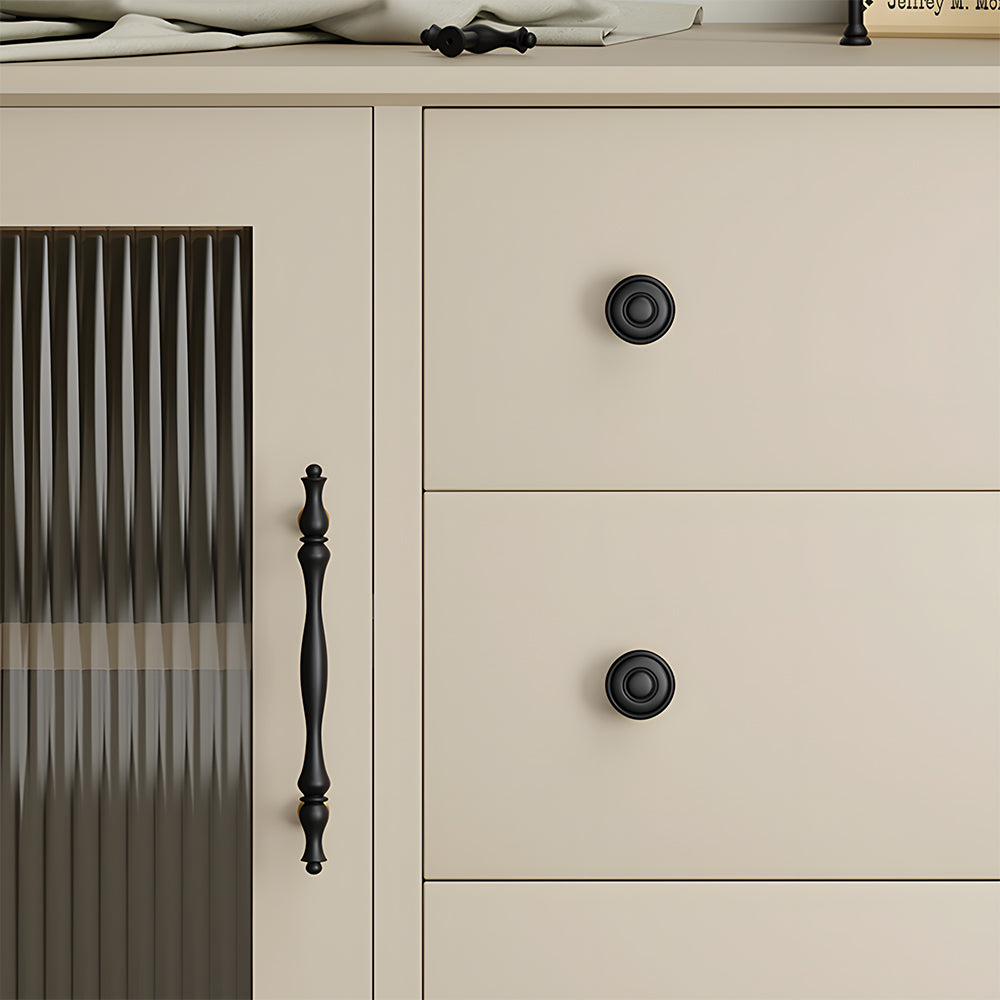 Modern Baluster T-Bar Cupboard Handles & Knobs in Solid Brass
