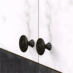Modern Baluster T-Bar Cupboard Handles & Knobs in Solid Brass