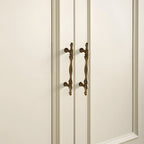 Modern Baluster T-Bar Cupboard Handles & Knobs in Solid Brass