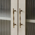 Modern Baluster T-Bar Cupboard Handles & Knobs in Solid Brass