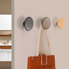 Modern Beech and Walnut D Cupboard Handles & Knobs
