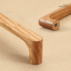 Modern Beech and Walnut D Cupboard Handles & Knobs