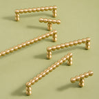 Modern Brass Bobbin Cupboard Handles & Knobs