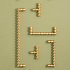 Modern Brass Bobbin Cupboard Handles & Knobs