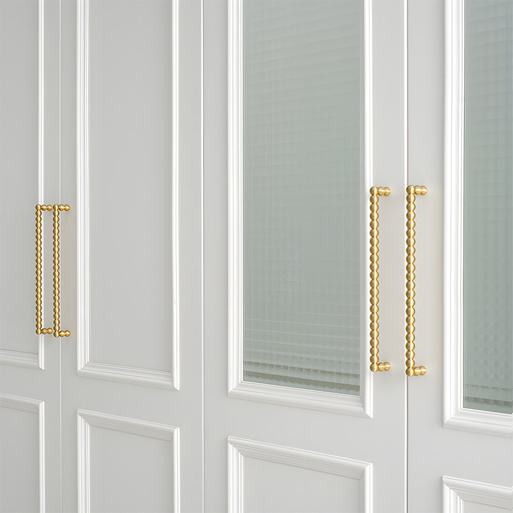 Modern Brass Bobbin Cupboard Handles & Knobs