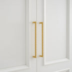 Modern Brass Bobbin Cupboard Handles & Knobs