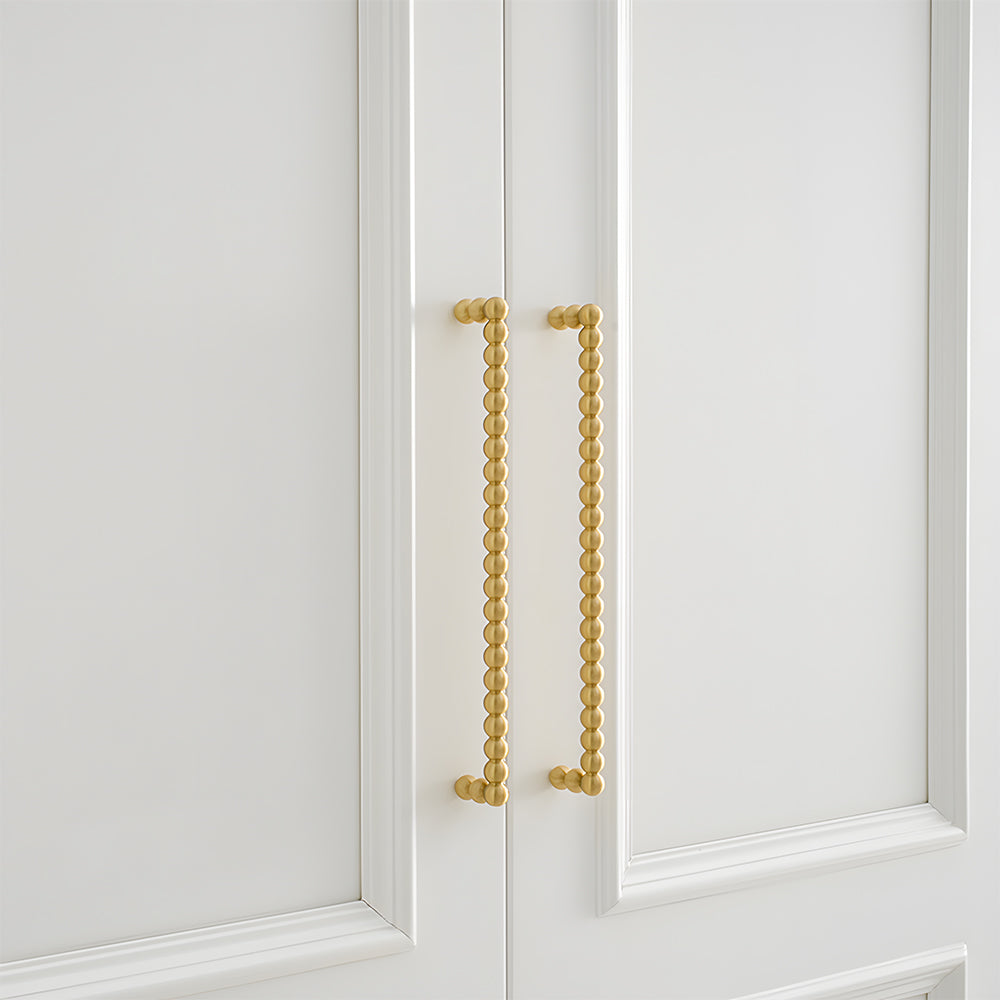 Modern Brass Bobbin Cupboard Handles & Knobs