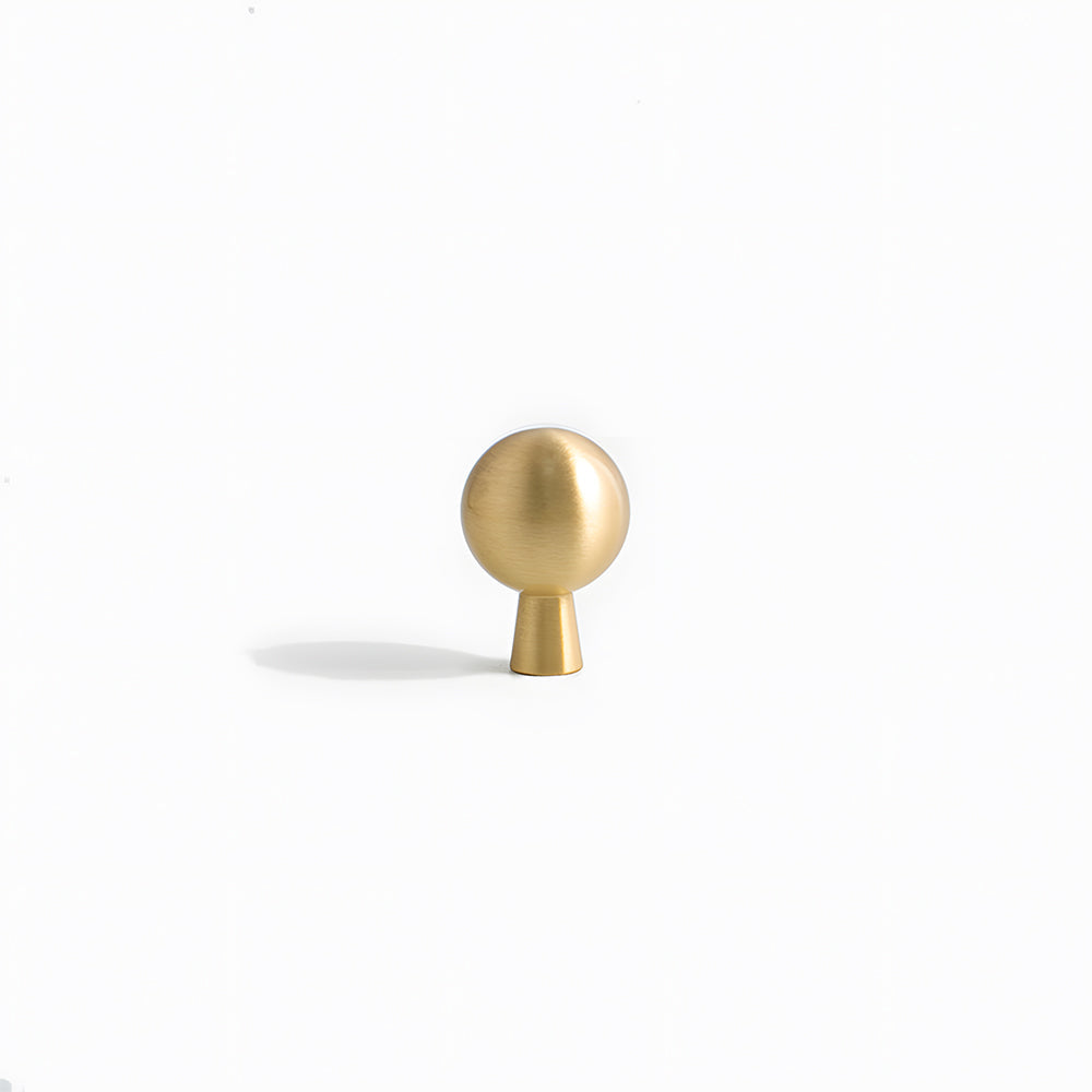 Modern Brass Bobbin Cupboard Handles & Knobs