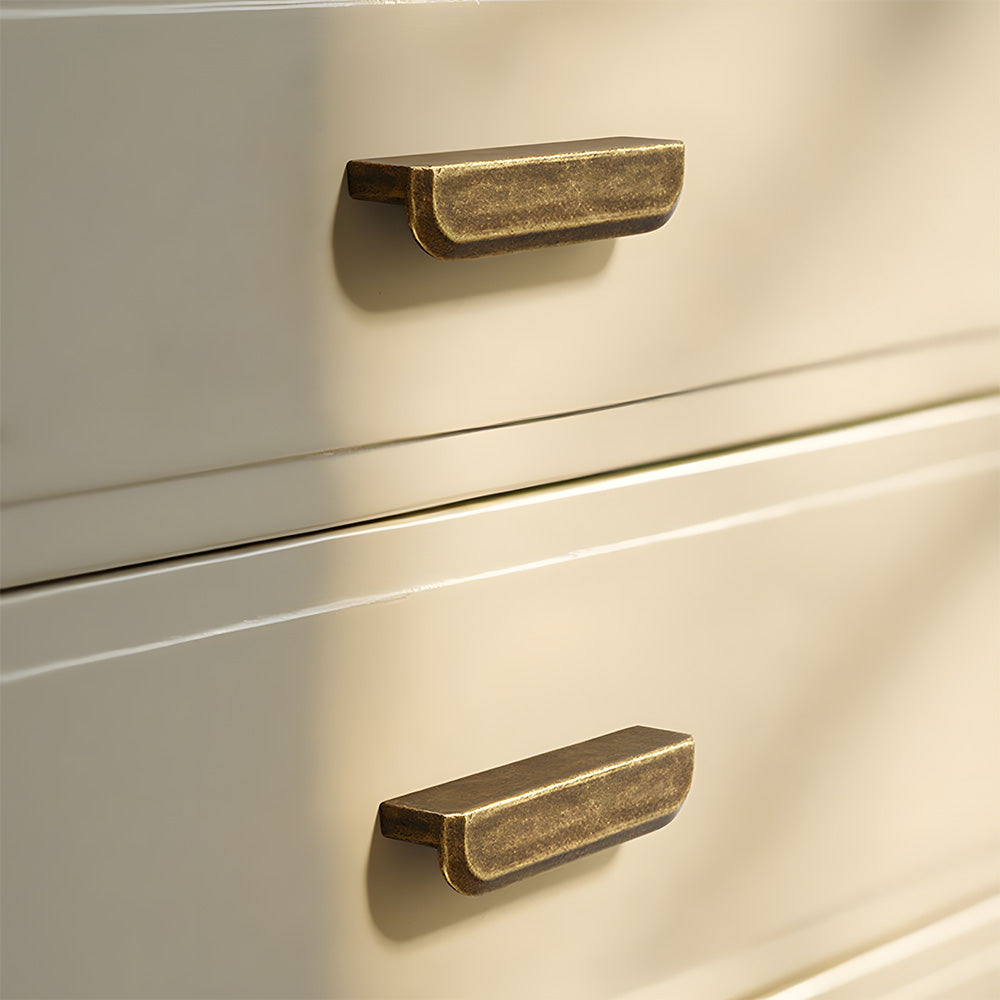 Modern Brass Lip Pull Drawer Handles