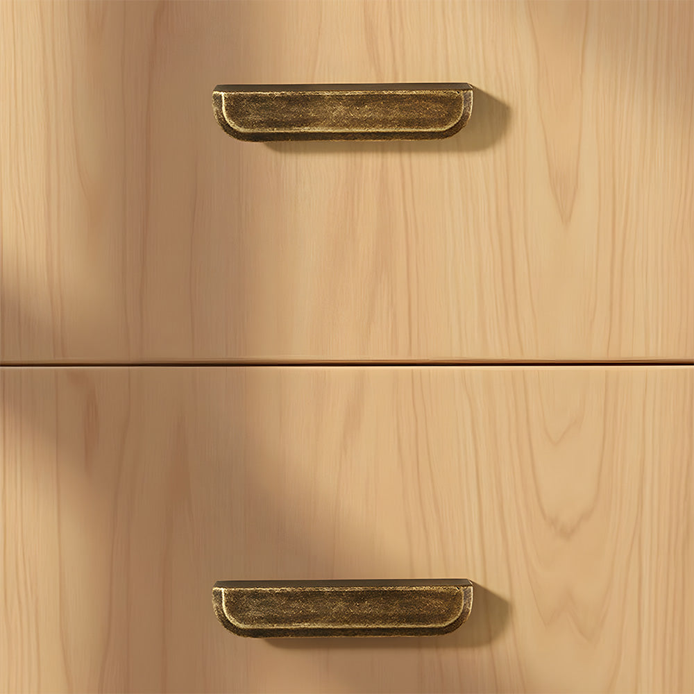 Modern Brass Lip Pull Drawer Handles