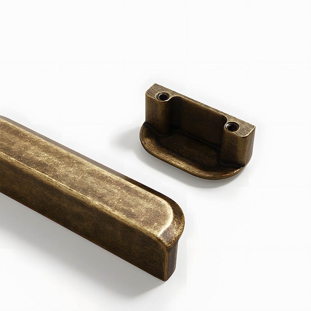 Modern Brass Lip Pull Drawer Handles