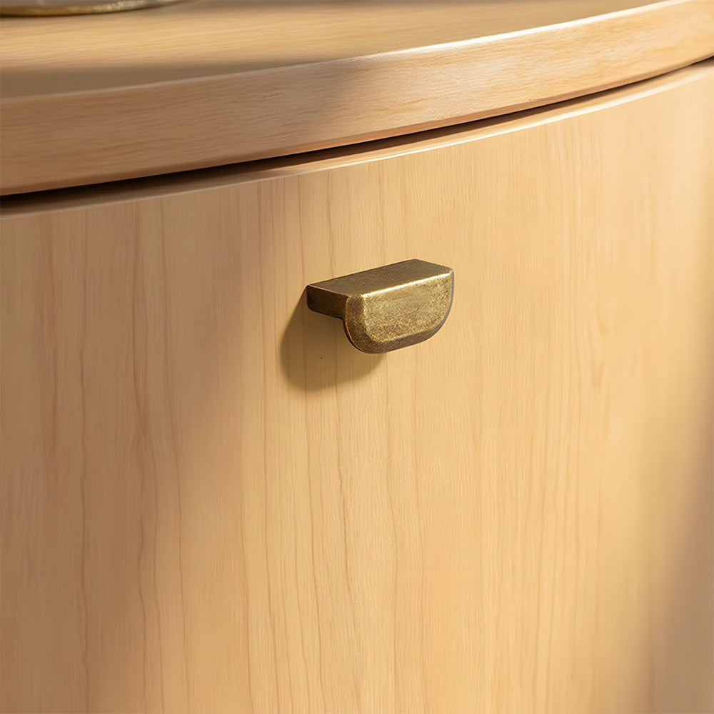 Modern Brass Lip Pull Drawer Handles