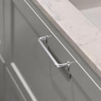 Modern Brushed Nickel D Wardrobe Handles and Knobs