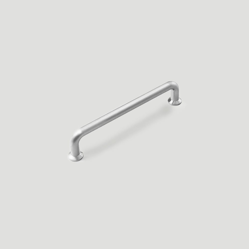 Modern Brushed Nickel D Wardrobe Handles and Knobs