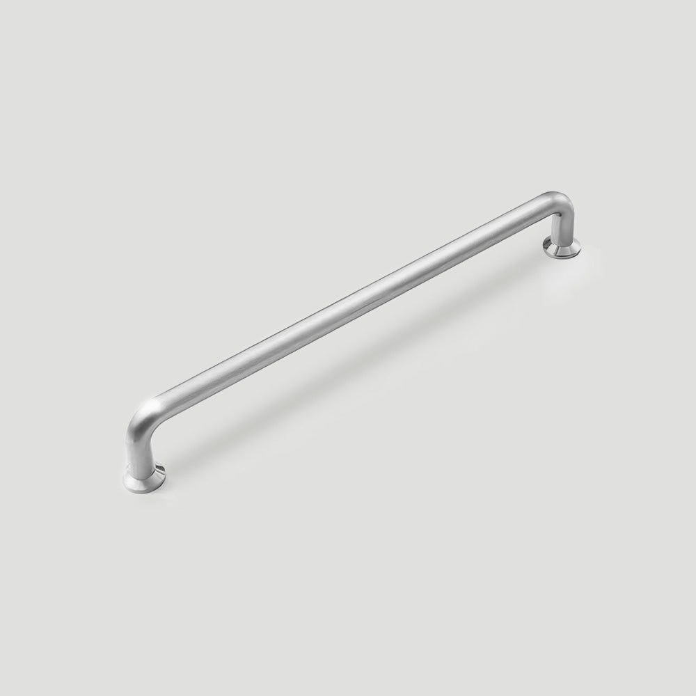 Modern Brushed Nickel D Wardrobe Handles and Knobs
