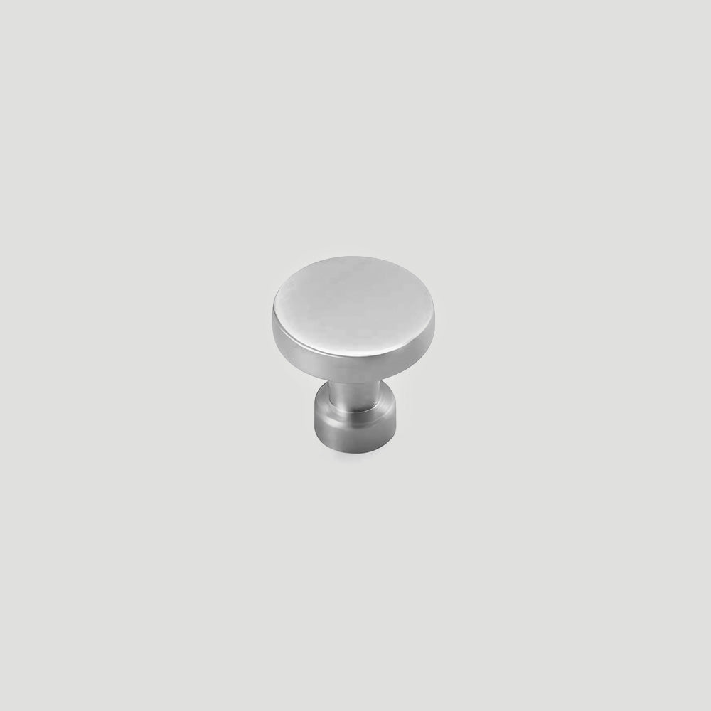 Modern Brushed Nickel D Wardrobe Handles and Knobs