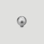 Modern Brushed Nickel D Wardrobe Handles and Knobs