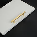 Modern Brushed Square T-Bar Cupboard Handles