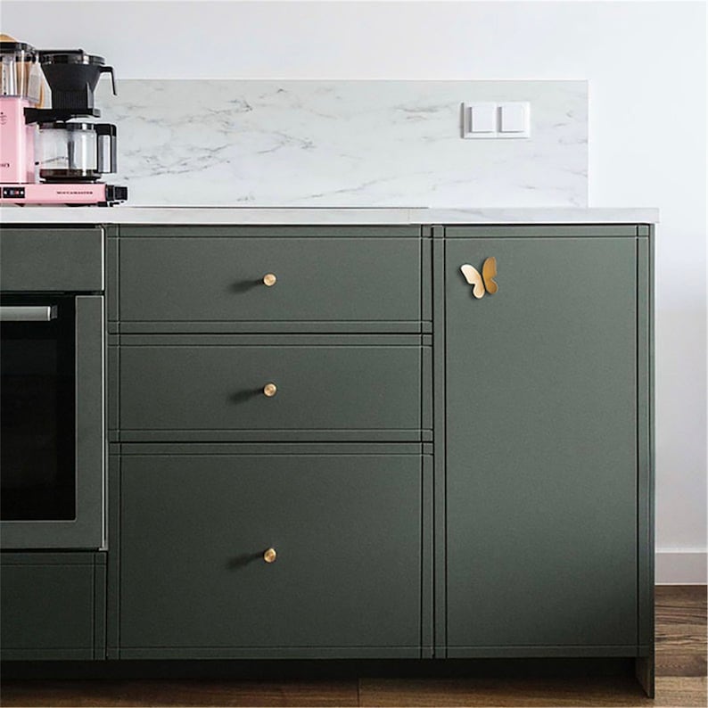 Modern Butterfly Cupboard Knobs