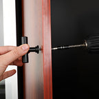 Modern Collared Black T-Bar Kitchen Cupboard Handles & Knobs