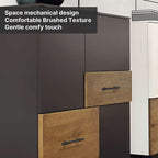 Modern Collared Black T-Bar Kitchen Cupboard Handles & Knobs