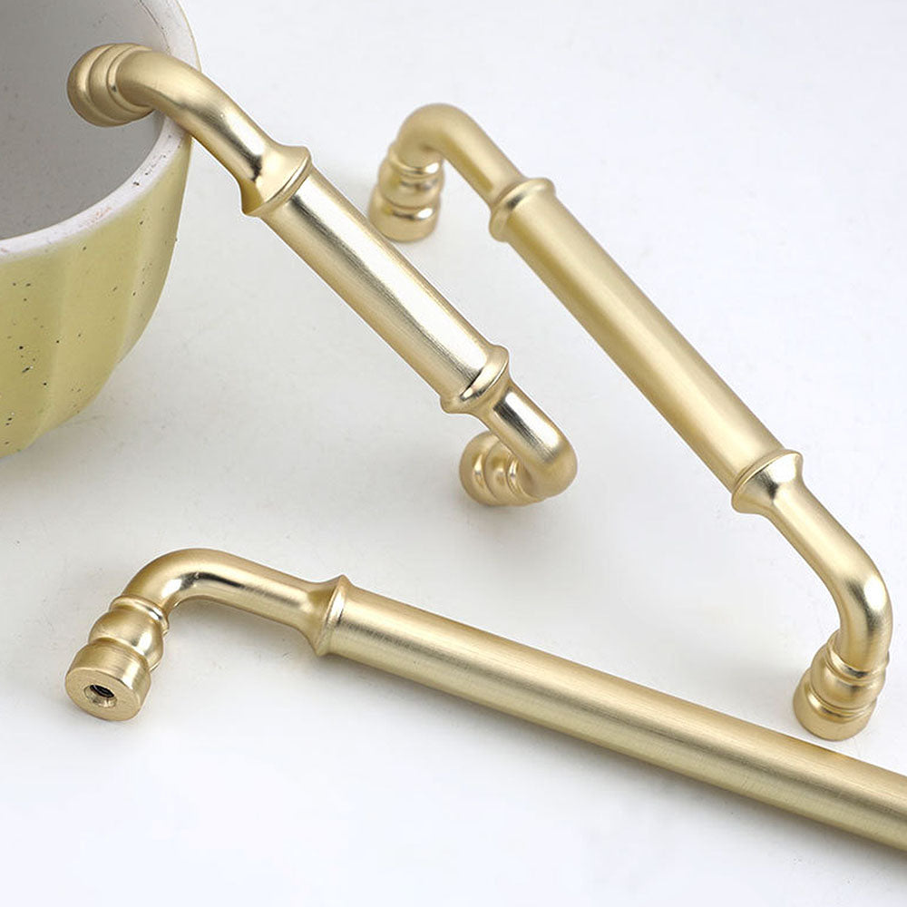 Modern Collared D Wardrobe Handles & Ball Knobs