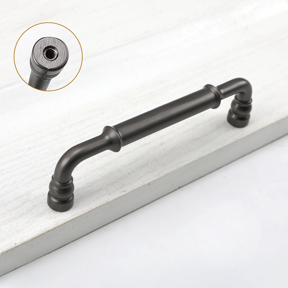 Modern Collared D Wardrobe Handles & Ball Knobs