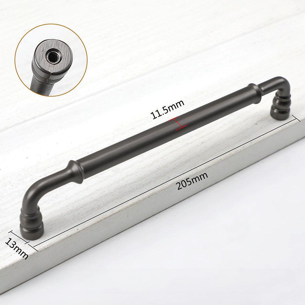 Modern Collared D Wardrobe Handles & Ball Knobs