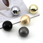 Modern Collared D Wardrobe Handles & Ball Knobs