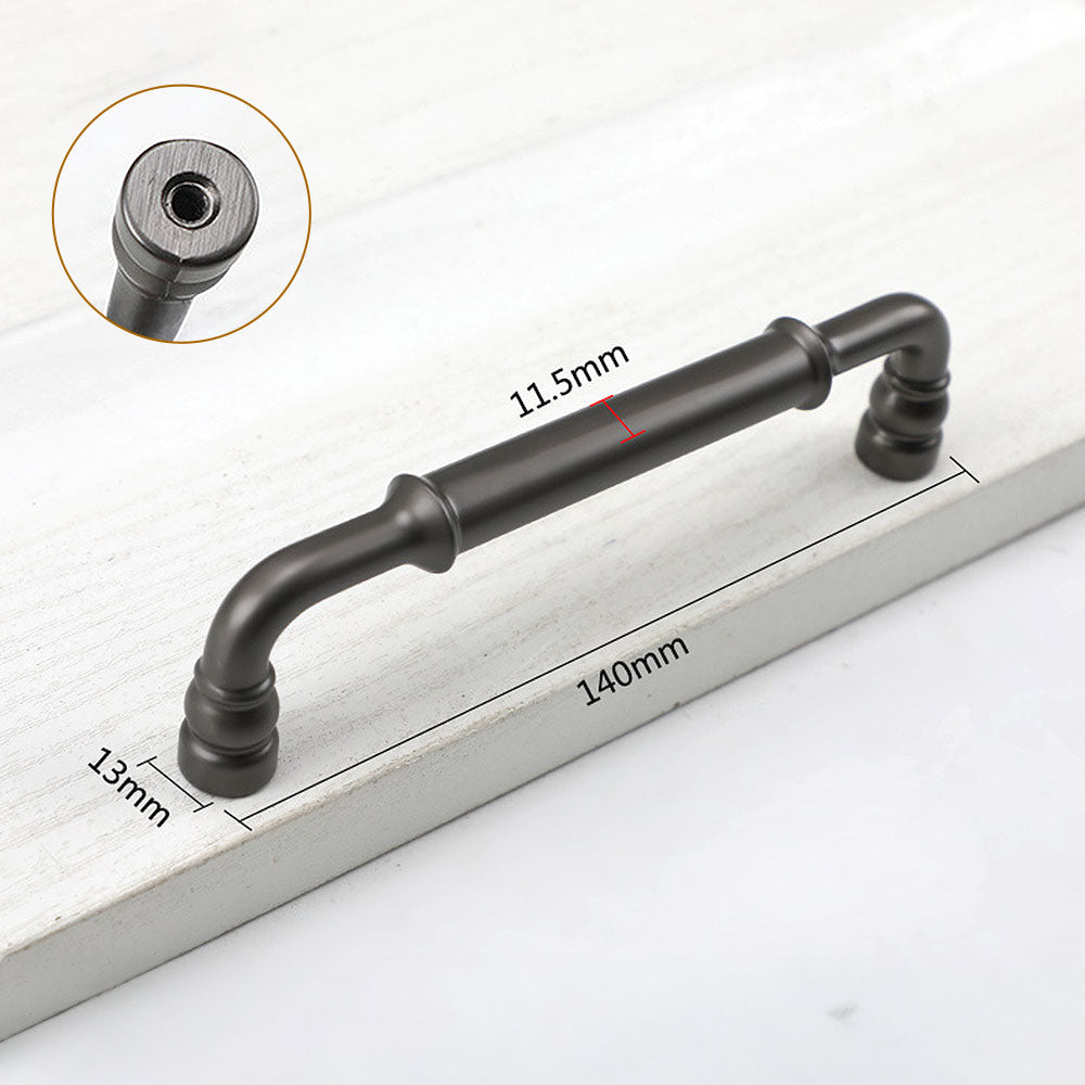 Modern Collared D Wardrobe Handles & Ball Knobs