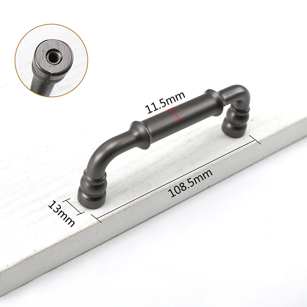 Modern Collared D Wardrobe Handles & Ball Knobs