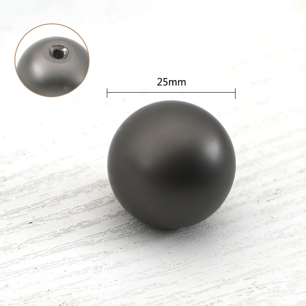 Modern Collared D Wardrobe Handles & Ball Knobs