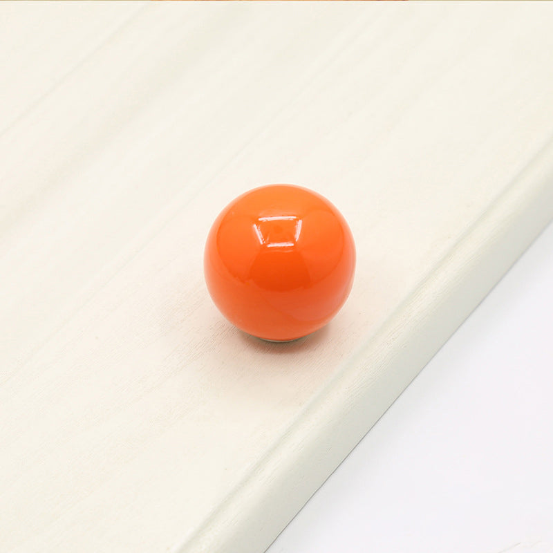 Modern Colourful Ceramic Ball Wardrobe & Drawer Knobs