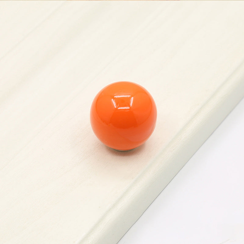 Modern Colourful Ceramic Ball Wardrobe & Drawer Knobs