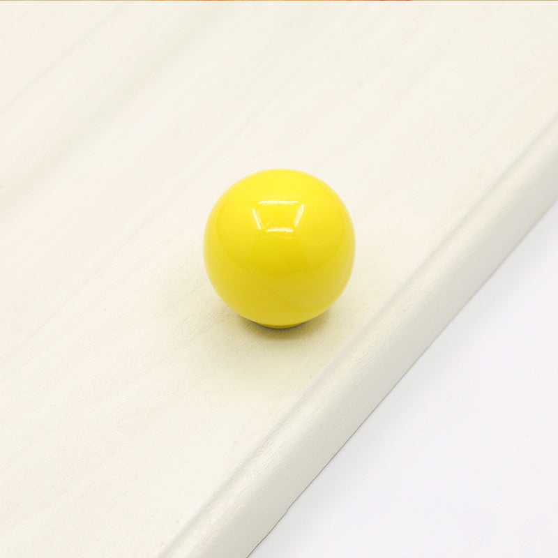 Modern Colourful Ceramic Ball Wardrobe & Drawer Knobs