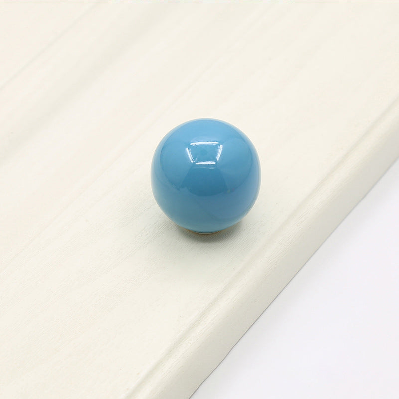 Modern Colourful Ceramic Ball Wardrobe & Drawer Knobs